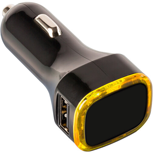 USB-Autoladeadapter COLLECTION 500 , Reflects, schwarz, Kunststoff, 70,00cm x 26,00cm x 31,00cm (Länge x Höhe x Breite), Bild 1