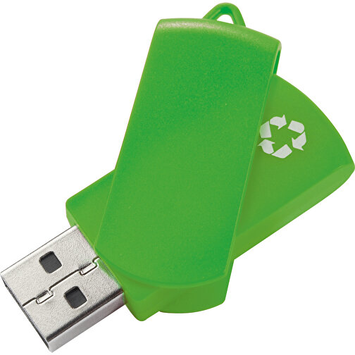 USB-stick til at dreje af 100% genbrugsmateriale, Billede 2