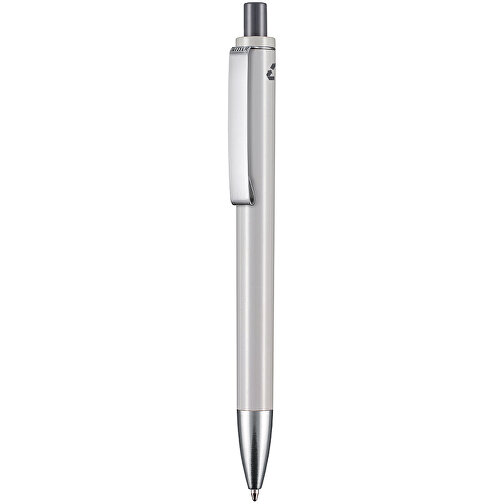Kugelschreiber EXOS RECYCLED P , Ritter-Pen, grau/dunkelgrau, ABS u. Metall, 14,10cm (Länge), Bild 1