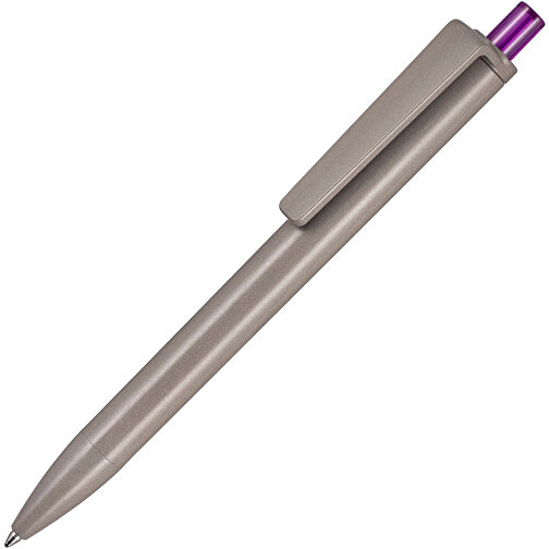 Kugelschreiber ALGO-PEN , Ritter-Pen, natur/pflaumenlila, Algoblend PLA-ENP 20-002, 14,50cm (Länge), Bild 2