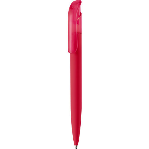 Kugelschreiber Modell Atlas Soft-Touch , rot, ABS, 14,60cm (Länge), Bild 1