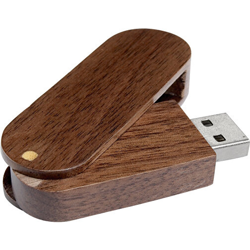 USB Stick Im Holzgehäuse , braun MB , 2 GB , Holz MB , 2.5 - 6 MB/s MB , 6,60cm x 1,30cm x 2,10cm (Länge x Höhe x Breite), Bild 2