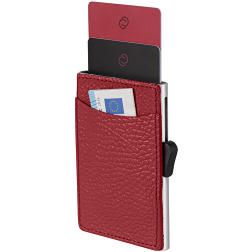 C-Secure RFID Kartenhalter , tomate, Metall, 9,50cm x 1,00cm x 6,50cm (Länge x Höhe x Breite), Bild 1