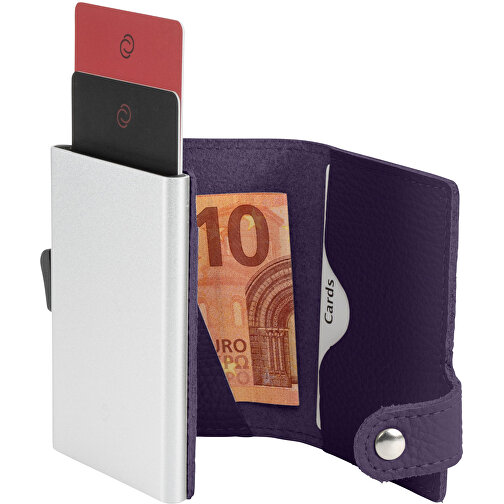 C-Secure RFID Börse , lila, Donato Rindleder, 10,00cm x 6,50cm (Länge x Breite), Bild 1