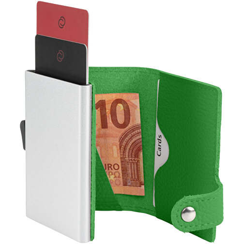 C-Secure RFID Börse , hellgrün, Donato Rindleder, 10,00cm x 6,50cm (Länge x Breite), Bild 1