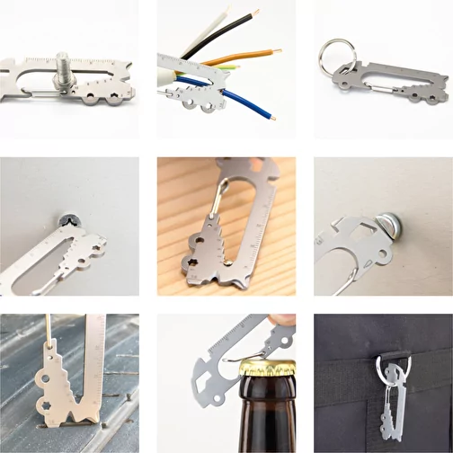 Set de cadeaux / articles cadeaux : ROMINOX® Key Tool Truck (22 functions) emballage à motif Viel , Image 4
