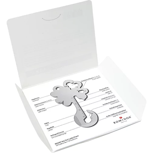 ROMINOX® Charm portafortuna a forma di chiave / Charm portafortuna a forma di quadrifoglio (19 funzi, Immagine 8