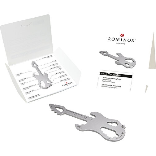 Set de cadeaux / articles cadeaux : ROMINOX® Key Tool Guitar (19 functions) emballage à motif Fan , Image 2