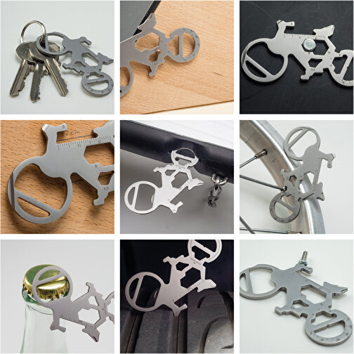 Set de cadeaux / articles cadeaux : ROMINOX® Key Tool Bicycle (19 functions) emballage à motif Mer, Image 4