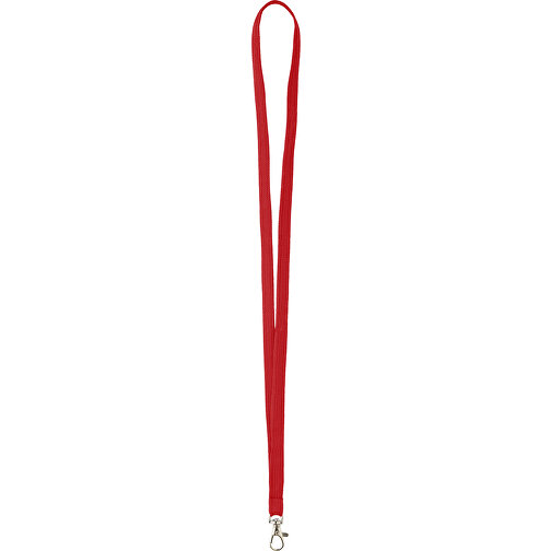 15 Mm Tubular Lanyard , chili, Polyester, 90,00cm x 1,50cm (Länge x Breite), Bild 1