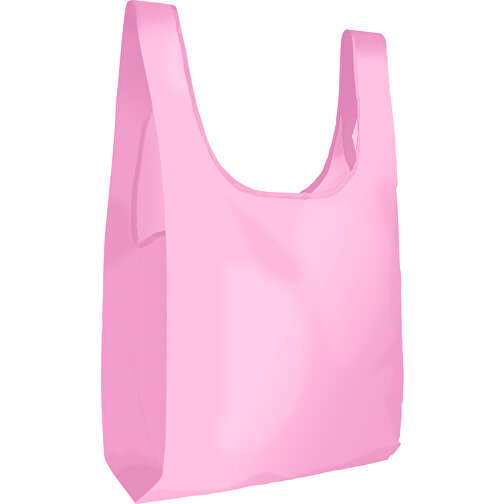 Full Color Faltbare Einkaufstasche Mit Innenfach , hell-pink, Polyester, 63,00cm x 41,00cm (Höhe x Breite), Bild 1