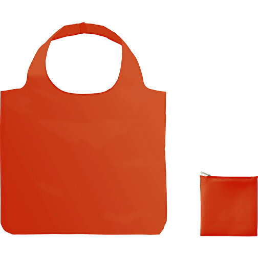 XL Full Color Einkaufstasche Mit Hülle , rot, Polyester, 60,00cm x 49,00cm (Höhe x Breite), Bild 1