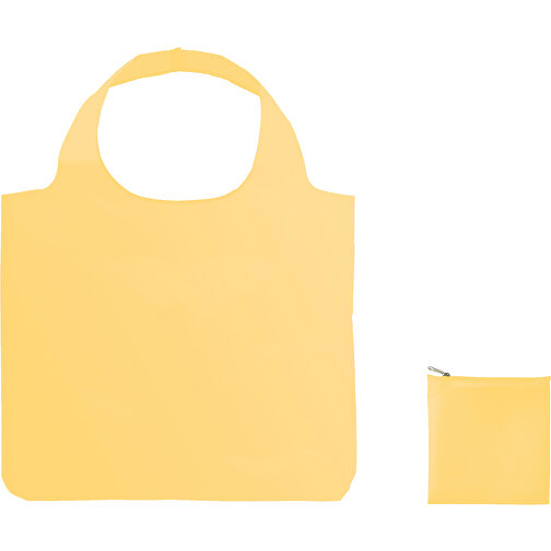 XL Full Color Einkaufstasche Mit Hülle , gelb, Polyester, 60,00cm x 49,00cm (Höhe x Breite), Bild 1