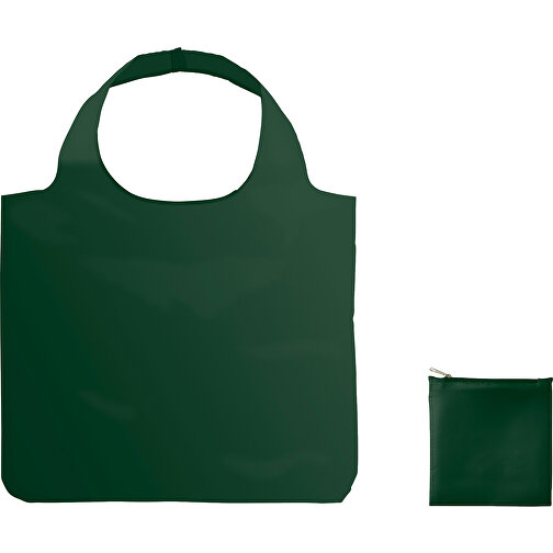 XL Full Color Einkaufstasche Mit Hülle , tannengrün, Polyester, 60,00cm x 49,00cm (Höhe x Breite), Bild 1