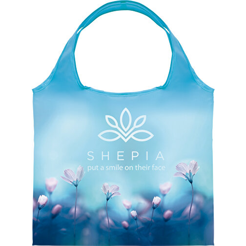 Full Color Faltbare Einkaufstasche Mit Innenfach , dunkelblau, Polyester, 56,00cm x 41,00cm (Höhe x Breite), Bild 3