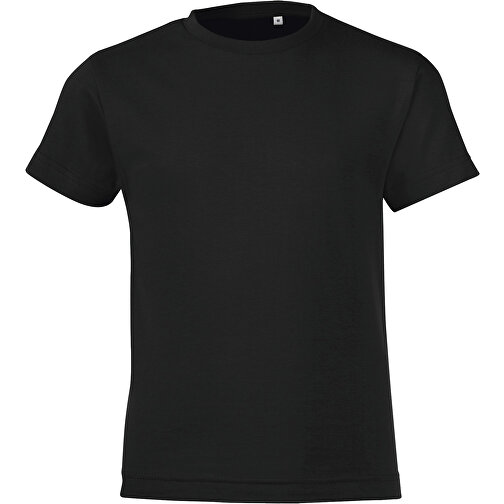T-Shirt - Regent Fit Kids , Sol´s, tiefschwarz, Baumwolle, 3XL, 130,00cm x 140,00cm (Länge x Breite), Bild 1