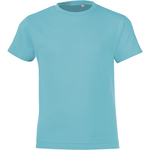 T-Shirt - Regent Fit Kids , Sol´s, atoll blau, Baumwolle, XL, 106,00cm x 116,00cm (Länge x Breite), Bild 1