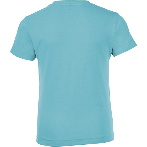 T-Shirt - Regent Fit Kids , Sol´s, atoll blau, Baumwolle, M, 86,00cm x 94,00cm (Länge x Breite), Bild 2