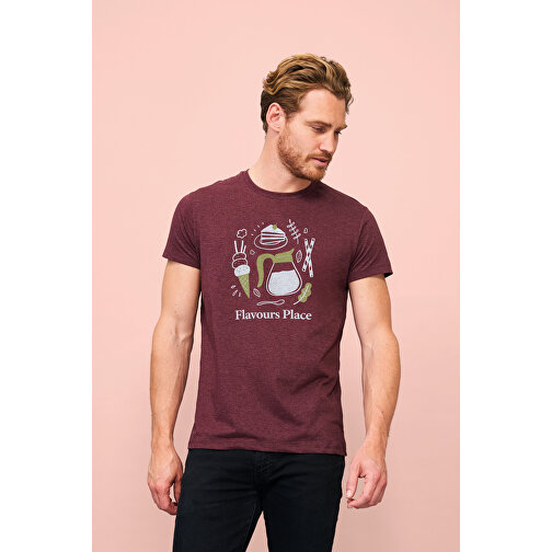T-Shirt - Regent Fit , Sol´s, heide-rot, Baumwolle, XS, 66,00cm x 45,00cm (Länge x Breite), Bild 4