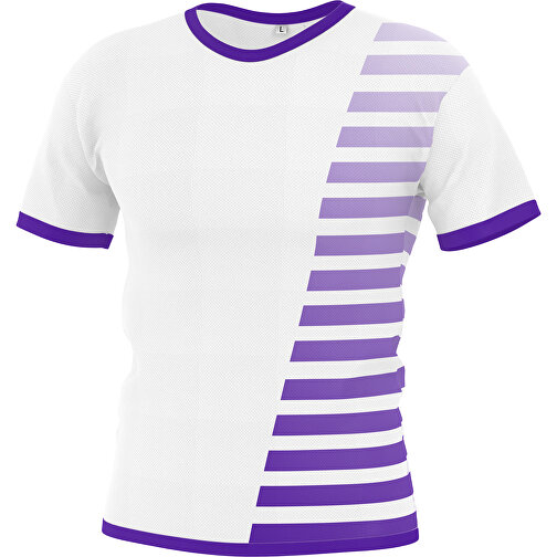 Regular T-Shirt Individuell - Vollflächiger Druck , violet, Polyester, M, 70,00cm x 104,00cm (Länge x Breite), Bild 1