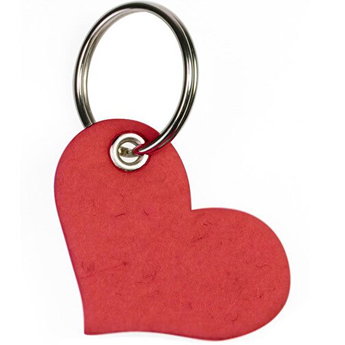 Schlüsselanhänger Wollfilz Heart , Promo Effects, Frei nach PMS, Wollfilz, 0,50cm x 3,80cm x 5,00cm (Länge x Höhe x Breite), Bild 2