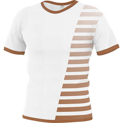 Regular T-Shirt Individuell - Vollflächiger Druck , braun, Polyester, XL, 76,00cm x 120,00cm (Länge x Breite), Bild 1
