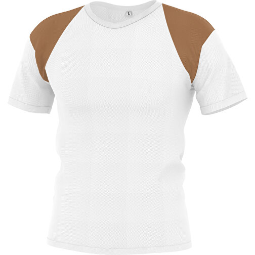 Regular T-Shirt Individuell - Vollflächiger Druck , erdbraun, Polyester, L, 73,00cm x 112,00cm (Länge x Breite), Bild 1