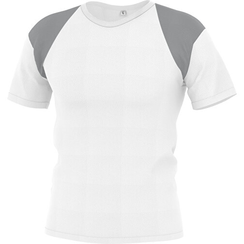 Regular T-Shirt Individuell - Vollflächiger Druck , grau, Polyester, XL, 78,00cm x 124,00cm (Länge x Breite), Bild 1
