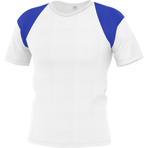 Regular T-Shirt Individuell - Vollflächiger Druck , blau, Polyester, L, 73,00cm x 112,00cm (Länge x Breite), Bild 1