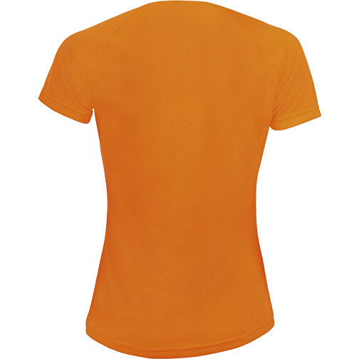 T-Shirt - Sporty Women , Sol´s, neon orange, Polyester, XS, 60,00cm x 41,00cm (Länge x Breite), Bild 2