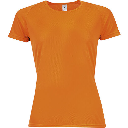 T-Shirt - Sporty Women , Sol´s, neon orange, Polyester, S, 62,00cm x 44,00cm (Länge x Breite), Bild 1