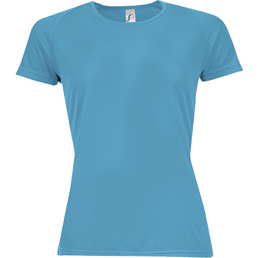 T-Shirt - Sporty Women , Sol´s, aqua, Polyester, S, 62,00cm x 44,00cm (Länge x Breite), Bild 1