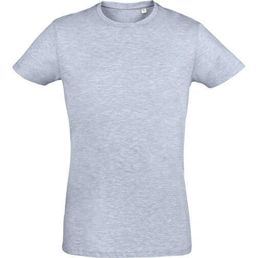 T-Shirt - Regent Fit , Sol´s, heide-himmelsblau, Baumwolle, M, 72,00cm x 51,00cm (Länge x Breite), Bild 1