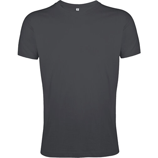 T-Shirt - Regent Fit , Sol´s, dunkelgrau, Baumwolle, L, 74,00cm x 54,00cm (Länge x Breite), Bild 1