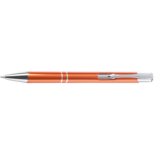 Aluminium-Kugelschreiber TUCSON , orange, Aluminium / Kunststoff, 13,70cm (Länge), Bild 3