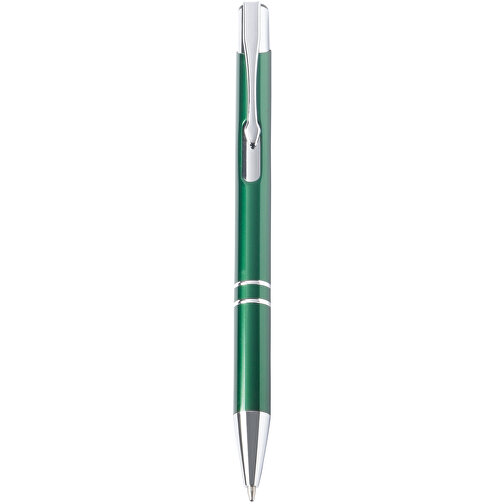 Aluminium-Kugelschreiber TUCSON , grün, Aluminium / Kunststoff, 13,70cm (Länge), Bild 1