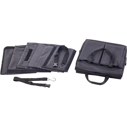 Kofferraumtasche SUPER GADGET , schwarz, 600D Polyester, 78,00cm x 30,50cm x 31,00cm (Länge x Höhe x Breite), Bild 4