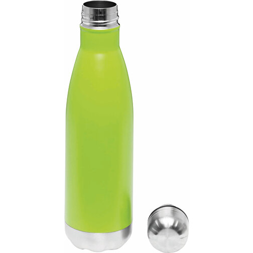 Vakuum-Trinkflasche GOLDEN TASTE Doppelwandig , grün, Edelstahl, 26,00cm (Höhe), Bild 3