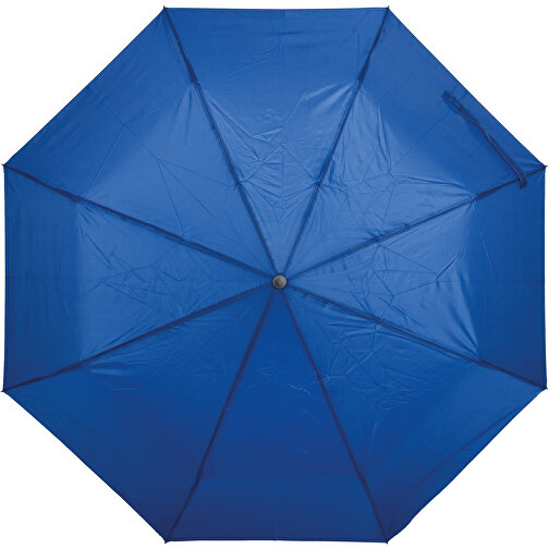 Vollautomatischer Windproof-Taschenschirm PLOPP , blau, Metall / Fiberglas / Polyester, , Bild 2