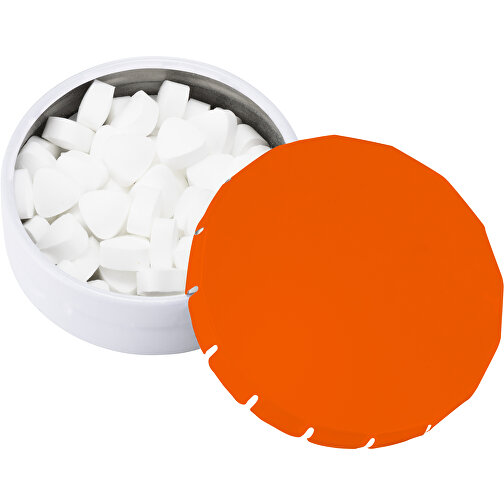 Super Runde Click-Plastikdose 45 Mm , orange, Metall/Kunststoff, 1,50cm (Länge), Bild 2