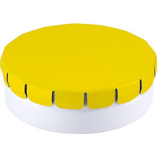 Super Runde Click-Plastikdose 45 Mm , gelb, Metall/Kunststoff, 1,50cm (Länge), Bild 1