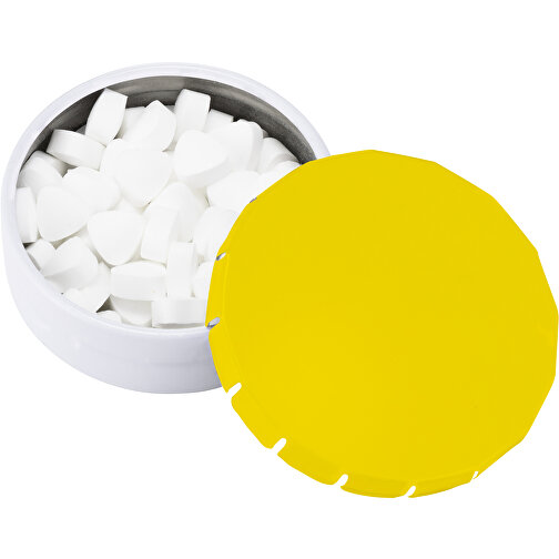 Super Runde Click-Plastikdose 45 Mm , gelb, Metall/Kunststoff, 1,50cm (Länge), Bild 2