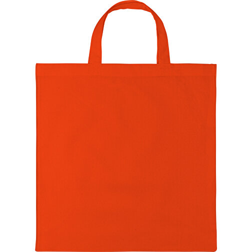 Baumwolltasche Farbig , orange, Baumwolle, 39,00cm x 41,00cm (Höhe x Breite), Bild 1
