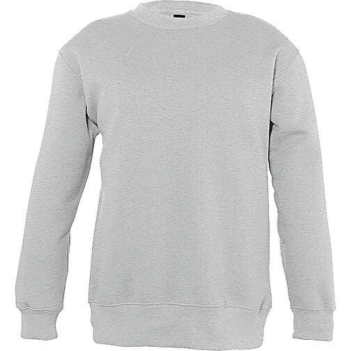 Sweatshirt - New Supreme Kids , Sol´s, graue melange, Mischgewebe Polyester/Baumwolle, L, 96,00cm (Länge), Bild 1