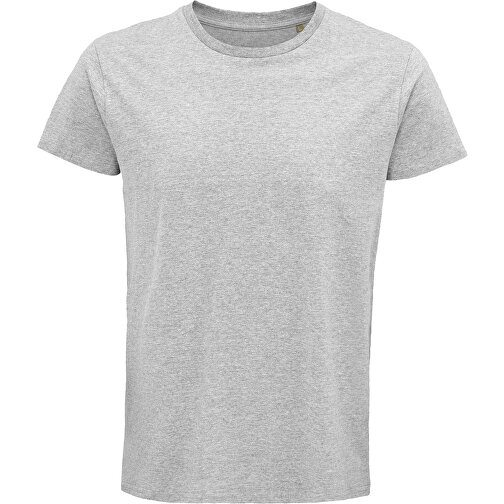 T-Shirt - Crusader Men , Sol´s, graue melange, Organische Baumwolle, XL, 75,50cm x 57,00cm (Länge x Breite), Bild 1