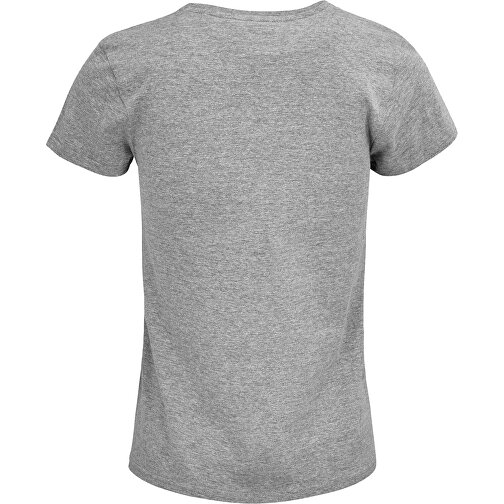 T-Shirt - Crusader Women , Sol´s, graue melange, Organische Baumwolle, XXL, 69,00cm x 53,00cm (Länge x Breite), Bild 2
