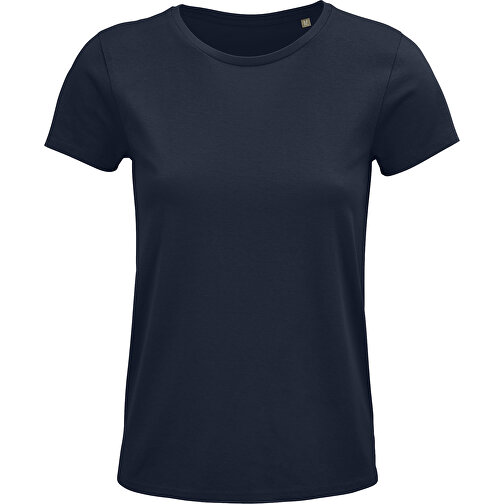 T-Shirt - Crusader Women , Sol´s, französische navy, Organische Baumwolle, L, 65,00cm x 47,00cm (Länge x Breite), Bild 1