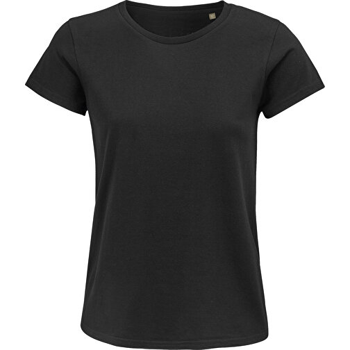 T-Shirt - Crusader Women , Sol´s, tiefschwarz, Organische Baumwolle, XXL, 69,00cm x 53,00cm (Länge x Breite), Bild 1