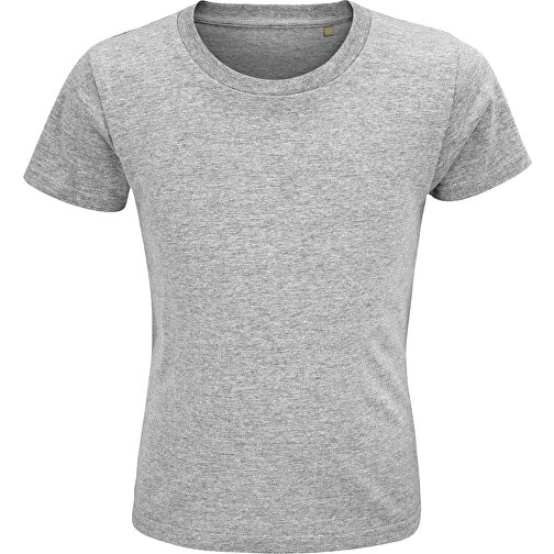 T-Shirt - Crusader Kids , Sol´s, graue melange, Organische Baumwolle, L, 96,00cm x 104,00cm (Länge x Breite), Bild 1