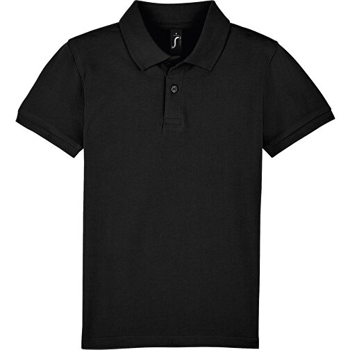 Polo Shirt - Perfect Kids , Sol´s, schwarz, Baumwolle, L, 94,00cm x 104,00cm (Länge x Breite), Bild 1